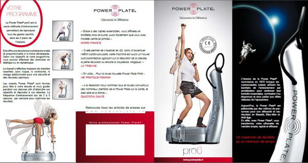 power plate pack communication flyer