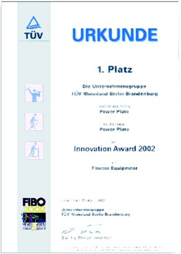 prix innovation fitness 2002