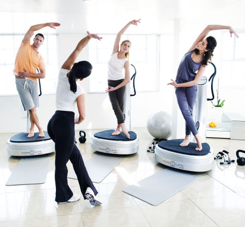étirement power plate groupe