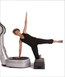 Gainage latéral sur appui power plate pilates