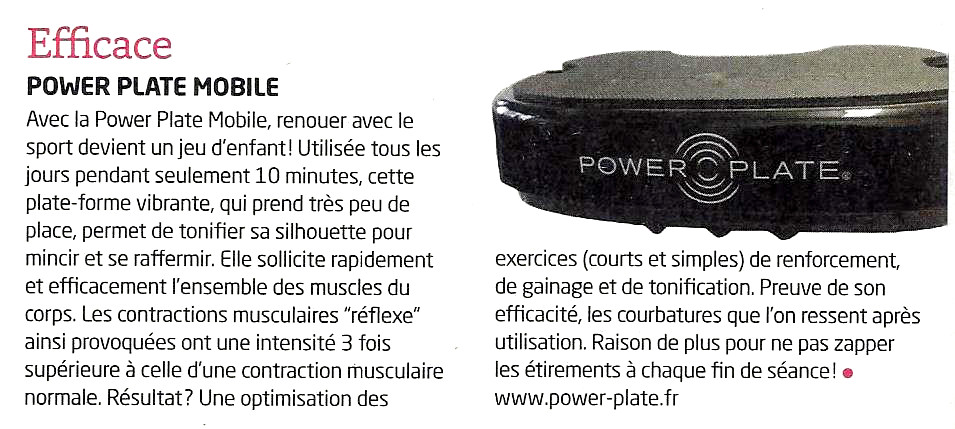power plate mobile magazine Amina