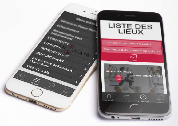 télécharger application power plate pour mobile et tablette