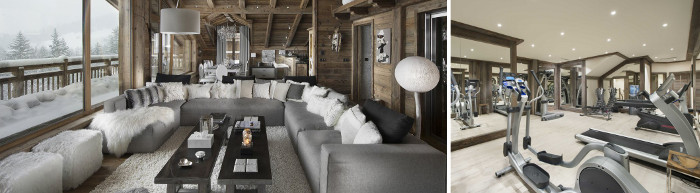 Chalet luxe et power plate à courchevel