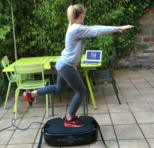 coaching power plate à domicile webcam