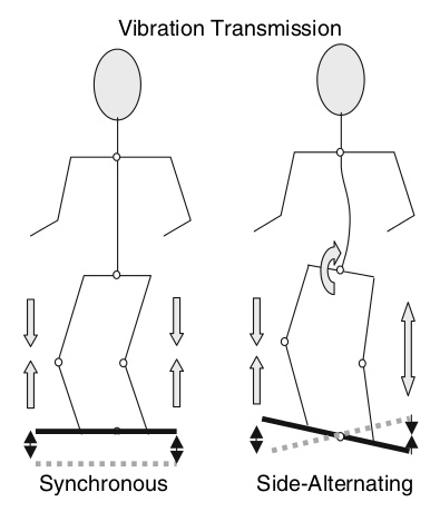 Deux modes de vibrations