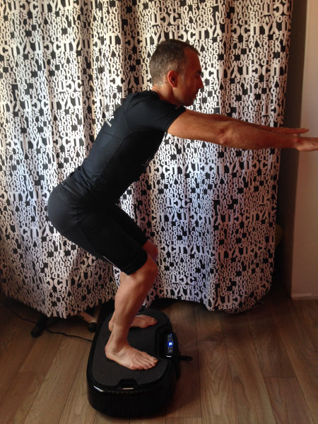 Emmanuel GAULT trail squat avant Power Plate