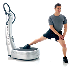 s'étirer les adducteurs avec powerplate