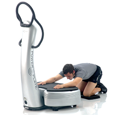 s'étirer les bras avec powerplate