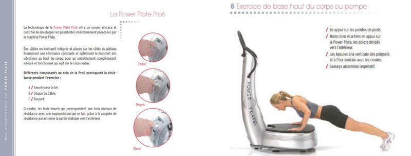 extrait du livre mon entrainement sur power plate
