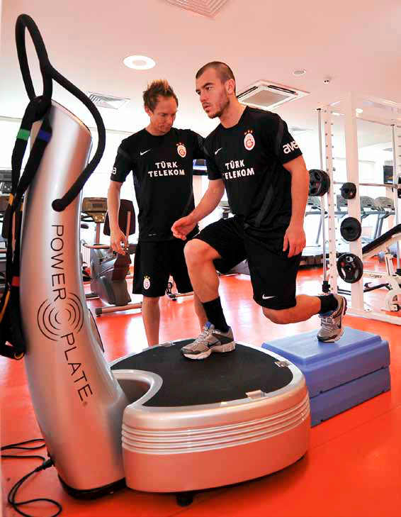 Galatasaray football s’entraîne sur Power Plate