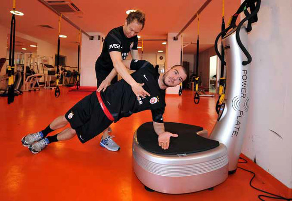 l'equipe du galatasaray sur Power Plate