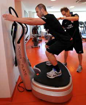 l'equipe du galatasaray sur Power Plate