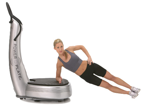 Posture du dos Gainage latéral sur power plate