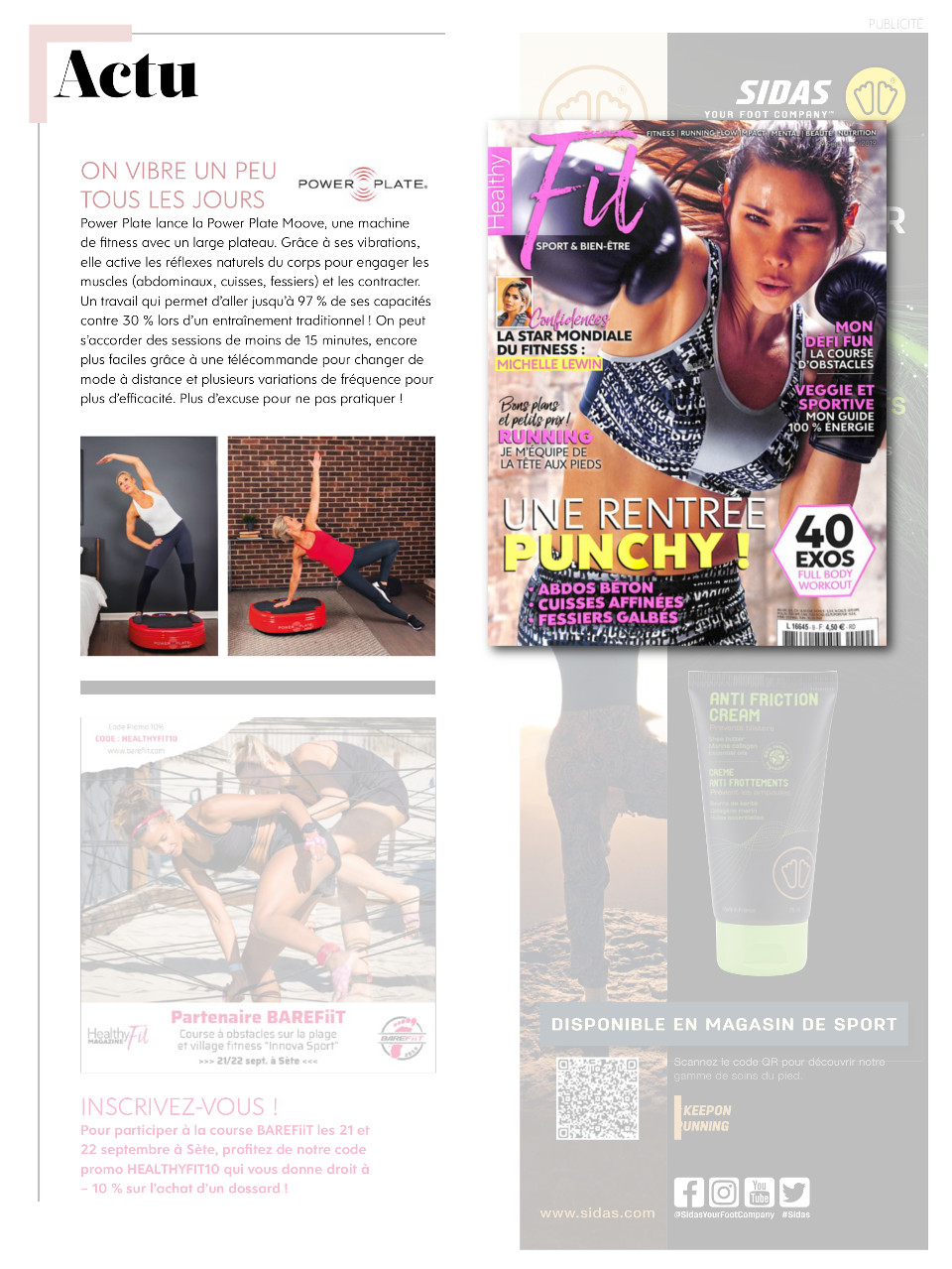 vibrer avec power plate move