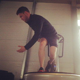 fessier power plate avec petit saut hop and stick