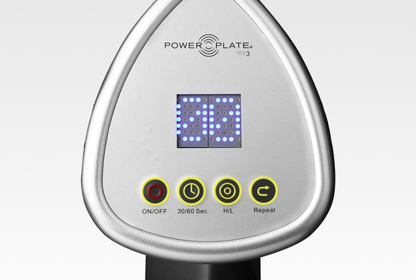 ecran de la power plate my3 personnelle