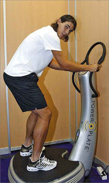 nadal fait de la power plate