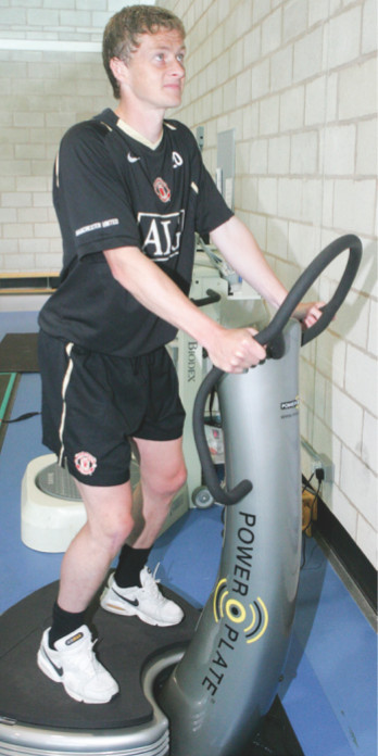 Ole Gunnar Solskjær Manchester United et Power Plate