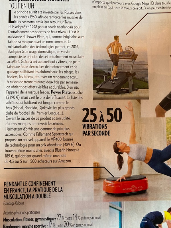 article power plate confinement paris match
