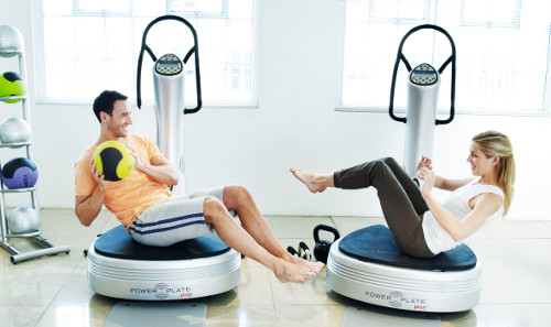 exercice abdos power plate