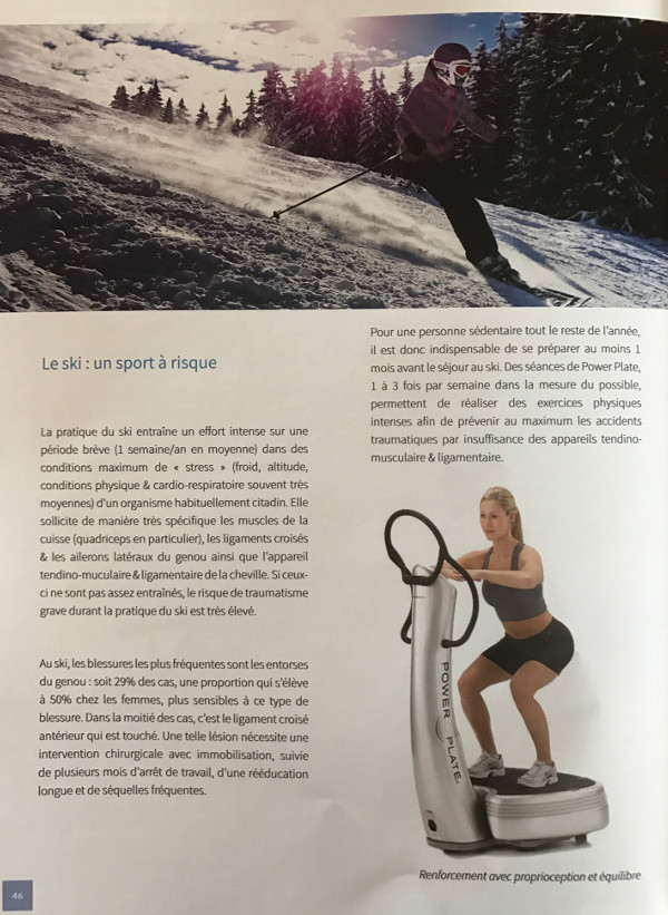 power plate sport hiver éviter les blessures sport sud santé magazine
