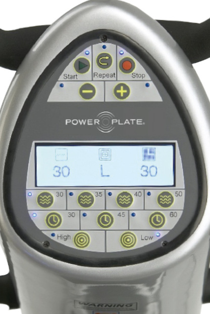 power plate pro5 écran commande