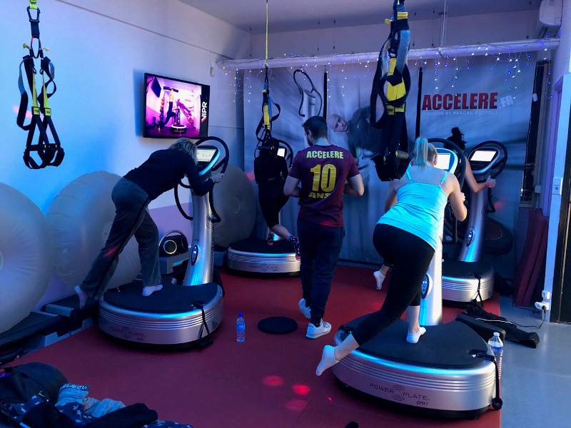 centre accelere à nice avec Power Plate pro7