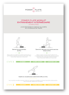 protocoles power plate compacte mobile intermediaire