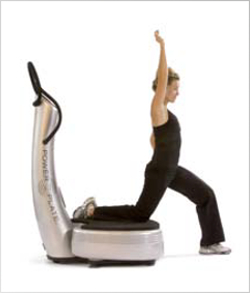 Étirements psoas sur un genou yoga power plate