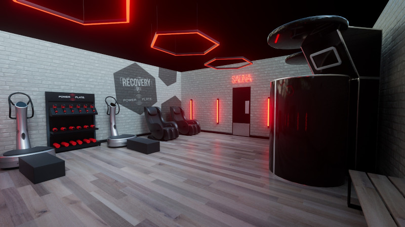 recovery room chambre de récupération power plate