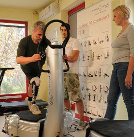 power plate pour la rééducation fonctionnelle