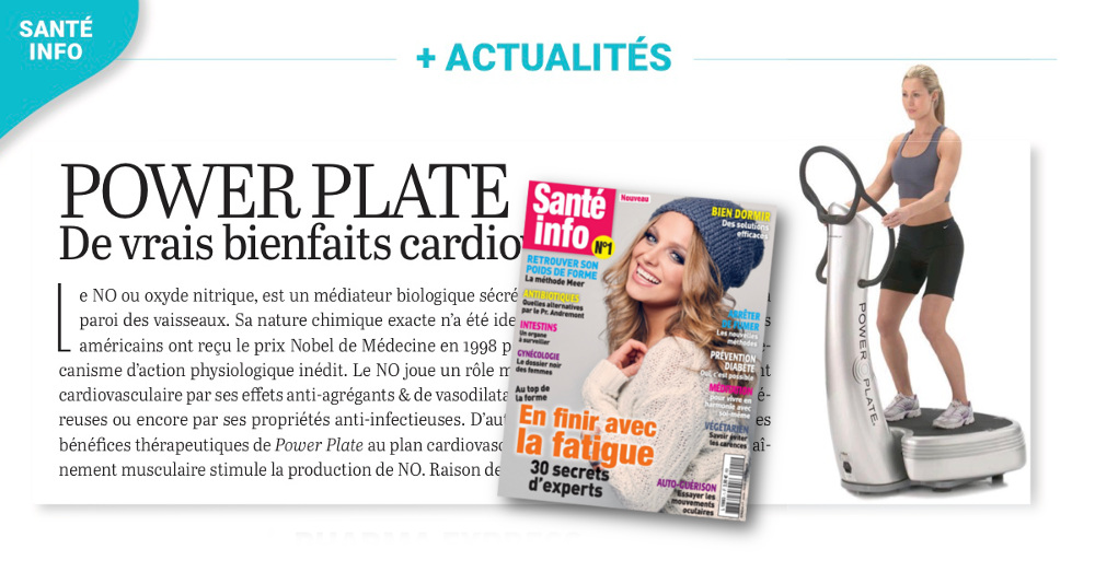 les bienfaits cardiovasculaire de la power plate