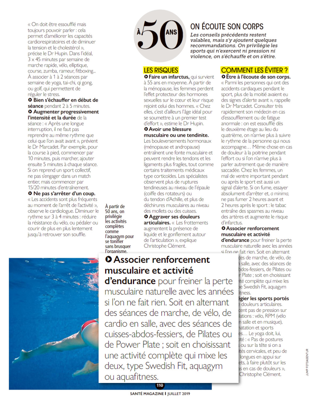 power plate dans santé magazine