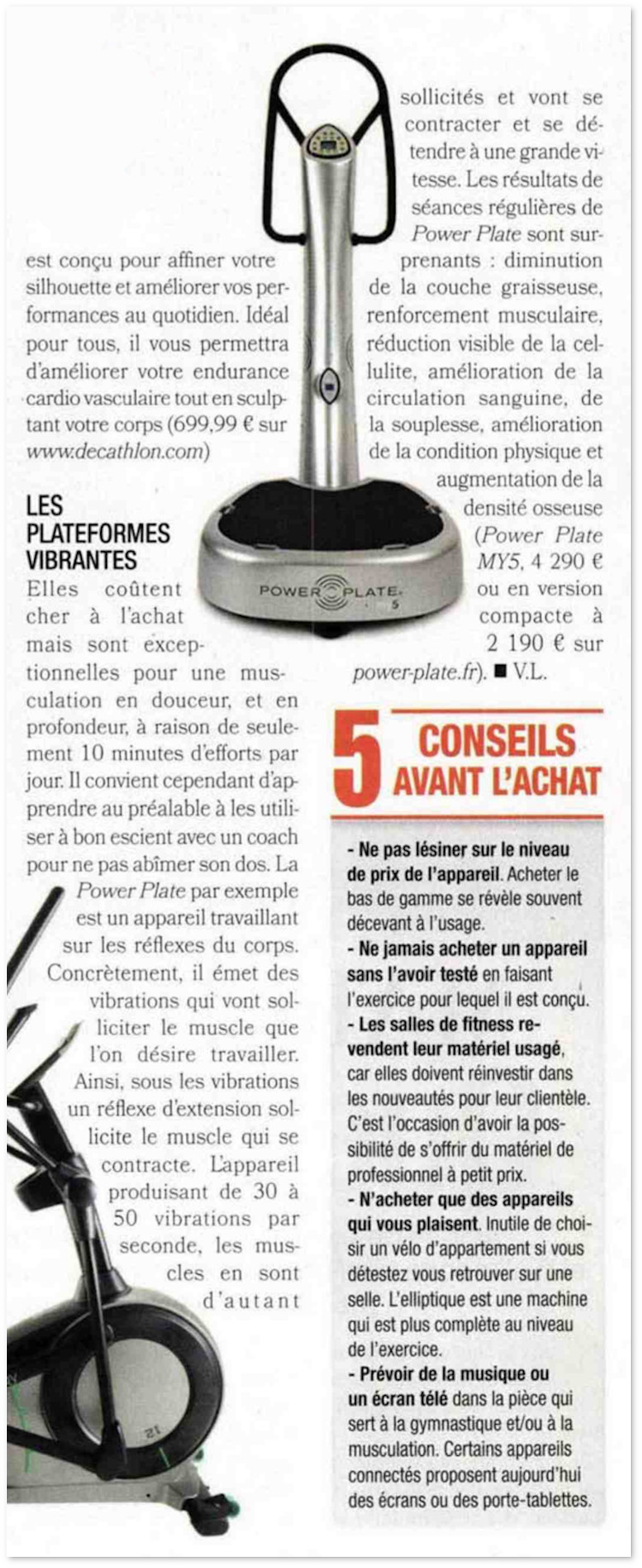 seniors loisirs et power plate