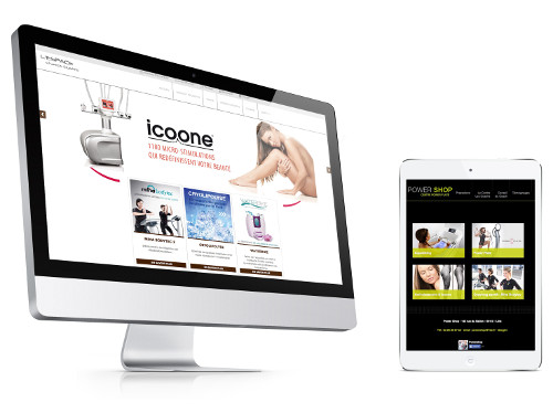 Contrat d'assistance Power Plate site internet responsive