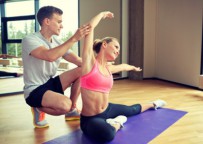 stretching
