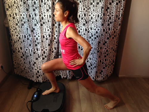 Sylvaine CUSSOT trail fente avant Power Plate
