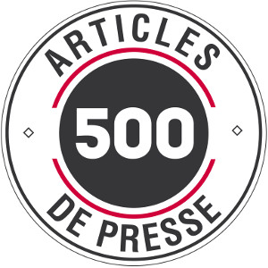 Plus de 500 articles de presse