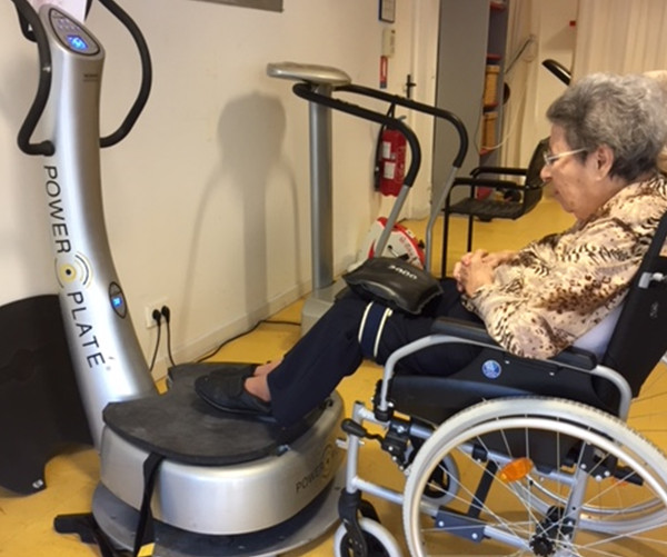 power plate pour traiter flexum articulation genou
